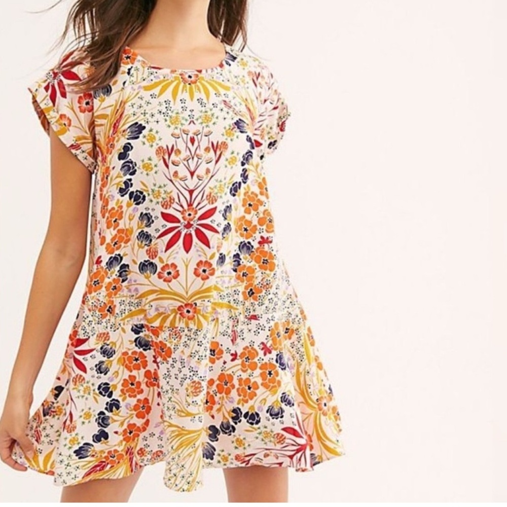 Free People Strawberry Fields Mini Dress, Women’s XS, Generous fit - Picture 2 of 10